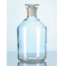 Бутыль DURAN Group 100 мл, NS14/15, узкогорлая, с пробкой, бесцветное силикатное стекло