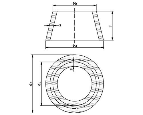 Набор прокладок Guko Deutsch&Neumann, диаметры 21-89 мм, цвет серый