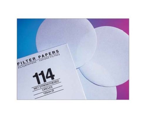 1114-150 Фильтровальная бумага Grade 114, диаметр 150 мм, 100 шт/упак