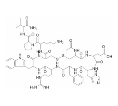 N-Ацетил- [Cys4,10, D-Phe7ββ Фрагмент 4-13 стимулирующего гормона меланоцитов 95% (ВЭЖХ) Sigma M7907 N-Ацетил- [Cys4,10, D-Phe7ββ Фрагмент 4-13 стимулирующего гормона меланоцитов 95% (ВЭЖХ) Sigma M7907