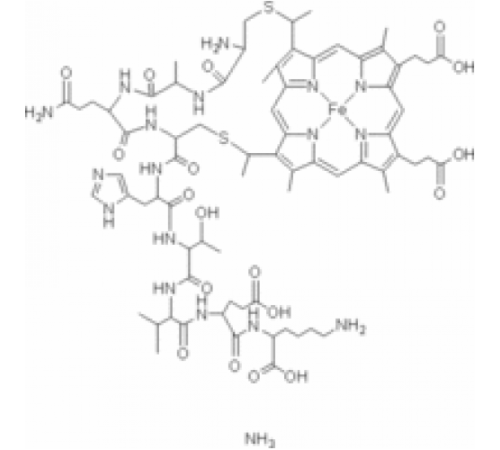 Аммониевая соль микропероксидазы (MP-9) из цитохрома c сердца лошади ~ 90% (ВЭЖХ) Sigma M9635 Аммониевая соль микропероксидазы (MP-9) из цитохрома c сердца лошади ~ 90% (ВЭЖХ) Sigma M9635