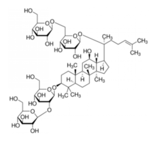 Гинзенозид-Rb1 из Panax ginseng (корейский женьшень) корень тритерпеноидного сапонина Sigma G0777 Гинзенозид-Rb1 из Panax ginseng (корейский женьшень) корень тритерпеноидного сапонина Sigma G0777
